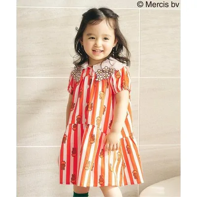 ワンピース 「リンク」Dick Bruna ストライプワンピース キッズ 子供服 女の子