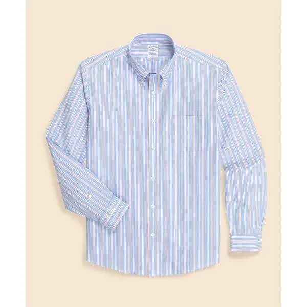 シャツ スーピマコットン ストレッチブロードクロス シーズナルパターン カジュアルシャツ Regular Fit メンズ