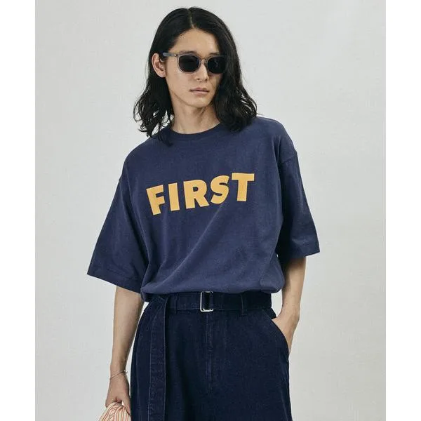 tシャツ Firsthand/ファーストハンド 6オンス フロントロゴプリント クルーネックTシャツ / プリントTシャツ PR FIRST メンズ