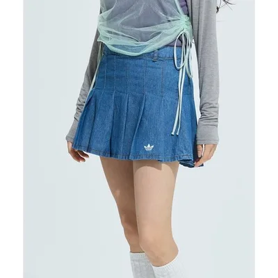 アディダス adidas デニムスカート DENIM PLEATED SKIRT / アディダスオリジナルス adidas Originals