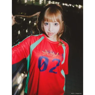 tシャツ 半袖 「新世紀エヴァンゲリオンコラボ」レイ アスカ ユニフォームTシャツ レディース
