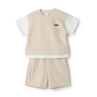セットアップ 「接触冷感」ドッキングカットセットアップ キッズ 子供服 男の子