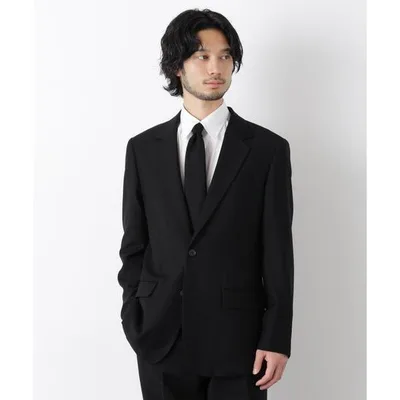 セレモニースーツ カジュアルスーツ 「Damerino Formal」 ブラックフォーマルオールシーズンジャケット(セットアップ可) メンズ