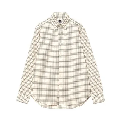 シャツ コットン タッターソールチェック ボタンダウン シャツ メンズ