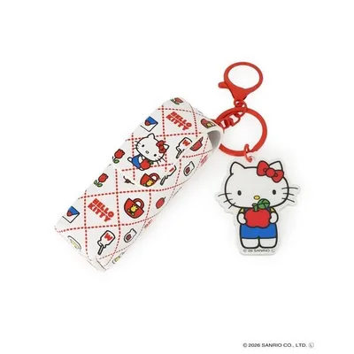 キーホルダー Sanrio characters(サンリオキャラクターズ) リップケースチャーム チャーム付き SAN-0152 / ハローキティ レトロシリーズ