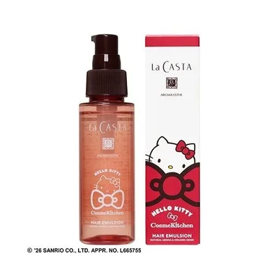 ヘアオイル ラカスタ La CASTA / 「HELLO KITTY」アロマエステ ヘアエマルジョン 80mL