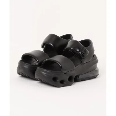 厚底 ナイキ nike サンダル NIKE ナイキ W AIRMAX HALO ウィメンズ エア マックス ヘイロー WIO1959 012BLACK/BLACK レディース