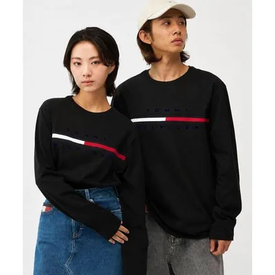 tシャツ 「オンライン限定」トミーヒルフィガーロゴロングスリーブTシャツ/TINO TEE メンズ