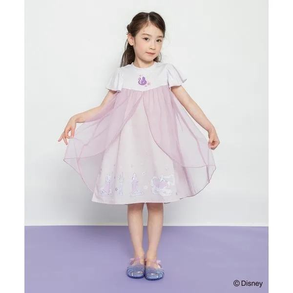 ワンピース 「DisneyCollection/ディズニーコレクション」チュール付きワンピース キッズ 子供服 女の子