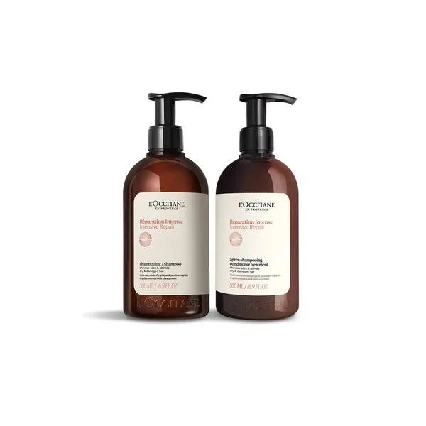 コスメセット コフレ ロクシタン l'occitane インテンシヴリペア コンボ シャンプー&コンディショナーセット 本体 ボトル