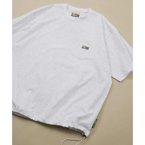 tシャツ 速乾 FREAK'S STORE for BEACH & FES リラックスフィット ワンポイントロゴ スピンドル ポケットTシャツ/紫外線防止(UPF50+)/接触冷感/吸水速乾