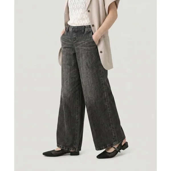 ジーンズ デニム デニムパンツ GOODデニムイージーパンツ/COOL/636569 レディース