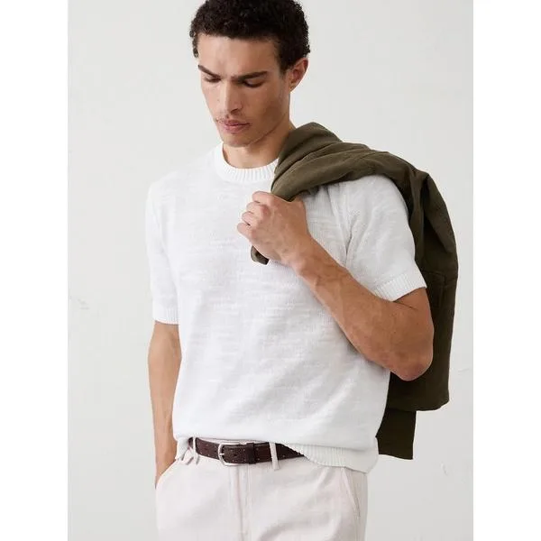 セーター ニット BANANA REPUBLIC FACTORY STORE スラブコットン セーター Tシャツ メンズ