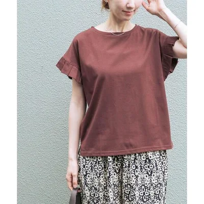 tシャツ 半袖 「接触冷感/UVカット」オリガミタックTシャツ レディース