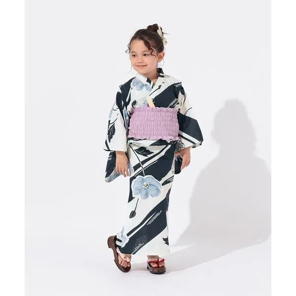 浴衣 3SETワンピースYUKATA/T/664301 キッズ 子供 女の子