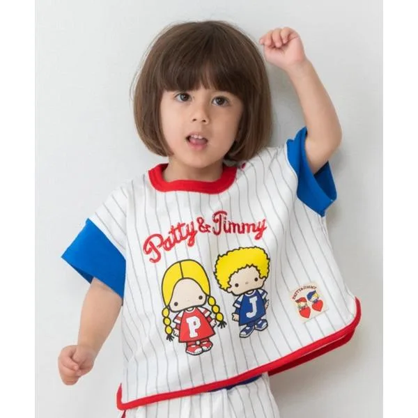 tシャツ 「5/1(金)発売」サンリオキャラクターズ 半袖Tシャツ パティ&ジミ− キッズ 子供服 男の子 女の子