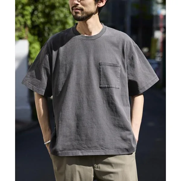 tシャツ HEAVY WEIGHT/ヘビーウェイト ピグメント ショートスリーブ クルーネック ポケットTシャツ/10.5オンス メンズ