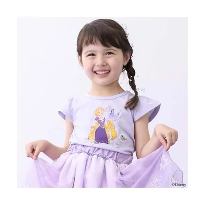 tシャツ 「Disney」グラフィックフリルT キッズ 子供服 女の子