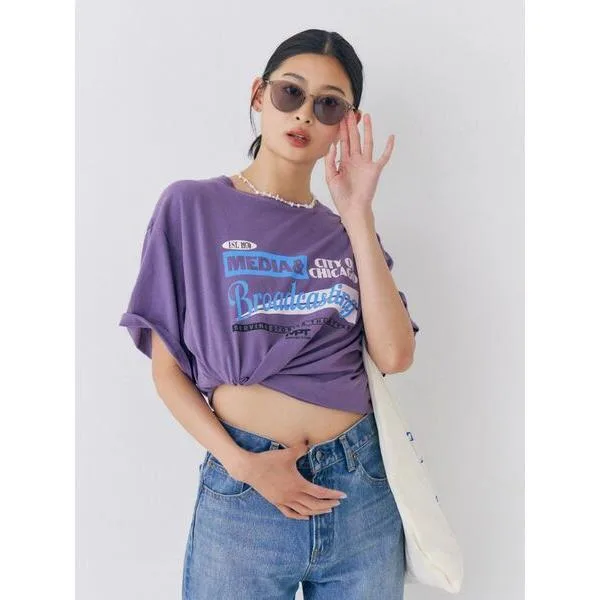 tシャツ 半袖 ロゴアソートハーフスリーブTee レディース