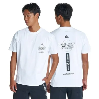tシャツ 速乾 QUIKSILVER メンズ QS MEETS SS 半袖Tシャツ 速乾 UPF50+ ストレッチ「2026年夏モデル」 メンズ