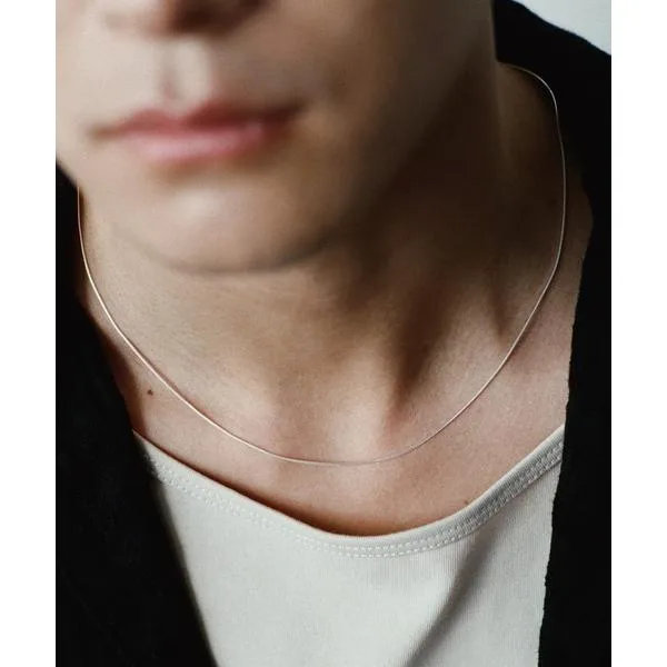 ネックレス Silver 925 SNAKE CHAIN NECKLACE メンズ