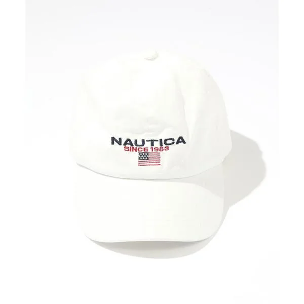 キャップ 帽子 メンズ NAUTICA/ノーティカ フラッグロゴ刺繍 ベースボールキャップ メンズ