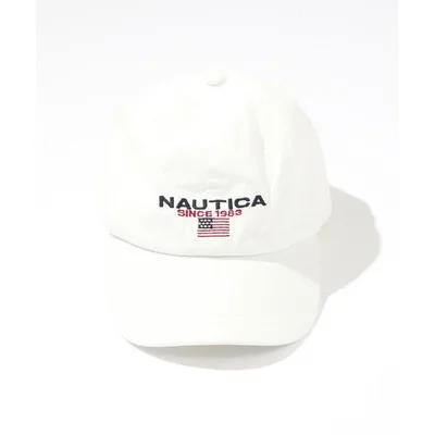 キャップ 帽子 メンズ NAUTICA/ノーティカ フラッグロゴ刺繍 ベースボールキャップ メンズ