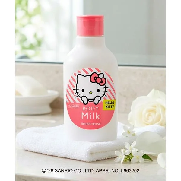 ボディクリーム ハウスオブローゼ / ボディミルク KT(ハローキティ / せっけんの香り) 200mL