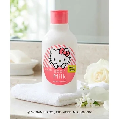 ボディクリーム ハウスオブローゼ / ボディミルク KT(ハローキティ / せっけんの香り) 200mL