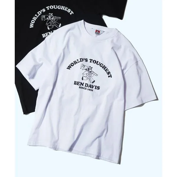 tシャツ 「WEB限定」BEN DAVIS WORLD'S TOUGHEST GRAPHIC TEE/ベンデイビス グラフィックTシャツ リサイクルコットン混 ユニセックス メンズ レディース