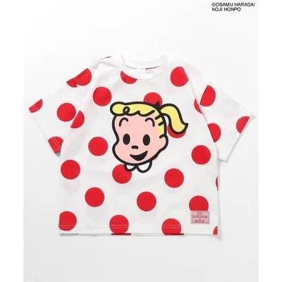 tシャツ WEB限定 OSAMU GOODSコラボ ボーダー&ドットTシャツ キッズ 子供服 男の子 女の子