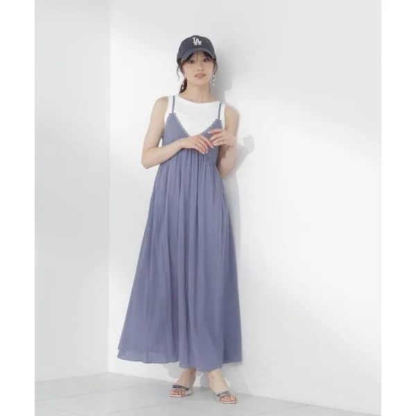 ワンピース 「E」レーストリムコットンボイルワンピース / 1216247700