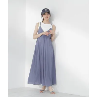 ワンピース 「E」レーストリムコットンボイルワンピース / 1216247700