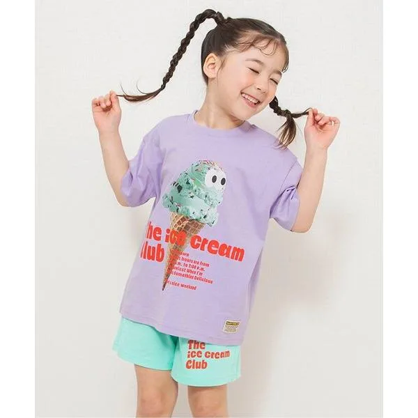 tシャツ 楽しいバリエーション半袖Tシャツ_セットアップ可 キッズ 子供服 男の子 女の子