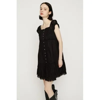 ワンピース LACE CAMI SHORT DRESS レースキャミショートドレス 夏服 秋服 ミニワンピース