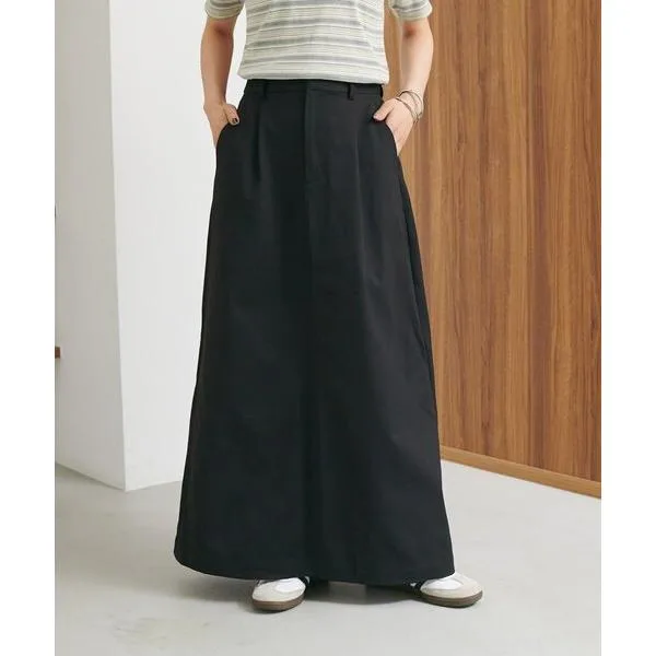スカート ライトストレッチチノスカート