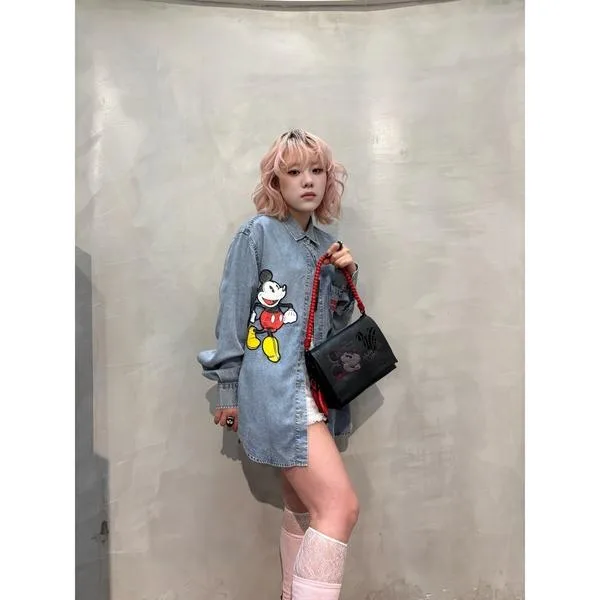 ショルダーバッグ バッグ Disney Graphic Flap Shoulder Bag/ディズニー グラフィックフラップショルダーバッグ レディース