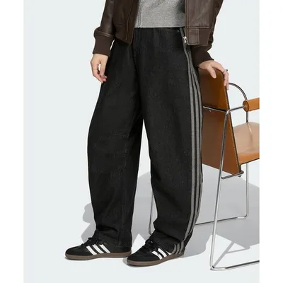 アディダス adidas ワイドパンツ ジーンズ デニム デニムパンツ HIGH RISE BARREL LEG DENIM PANT / アディダスオリジナルス adidas Originals レディース