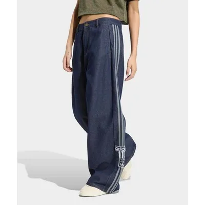 アディダス adidas ワイドパンツ ジーンズ デニム デニムパンツ ADIBREAK MID RISE WIDE LEG DENIM PANT / アディダスオリジナルス adidas Originals