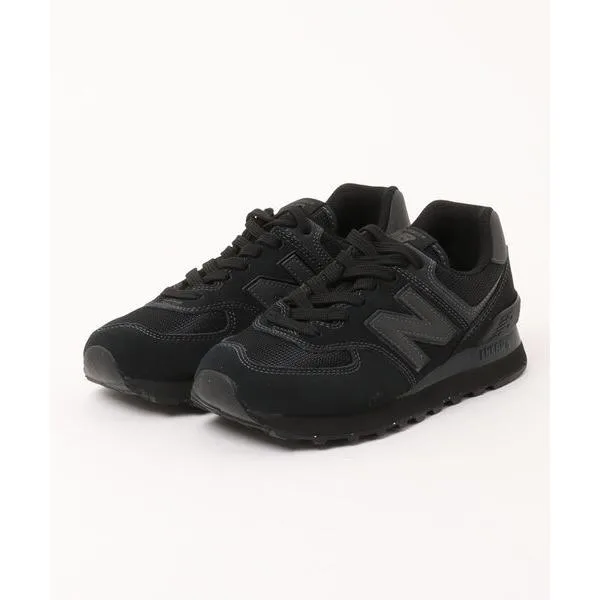 รองเท้าผ้าใบ New Balance 574 NEW BALANCE New Balance ML574 EVE(D) ML574 ML574 EVE ALL BLACK(EVE) ของผู้ชาย