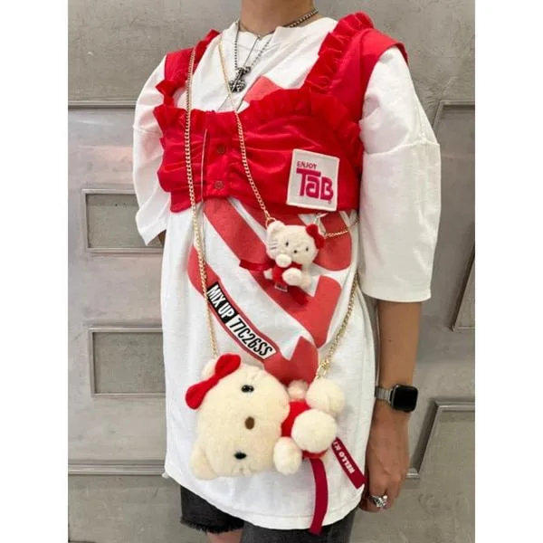 ショルダーバッグ バッグ sanrio characters / ぬいぐるみ ポシェット レディース
