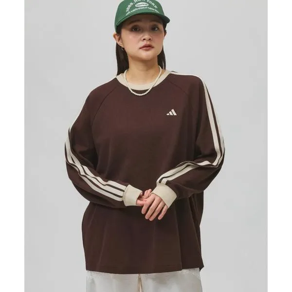アディダス adidas tシャツ 「別注」アディダス adidas W LUXA ワッフル LS Tシャツ AP 限定コラボ レディース