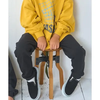 パンツ 「プチプラ」のびっと無地パンツ キッズ 子供服 男の子 女の子