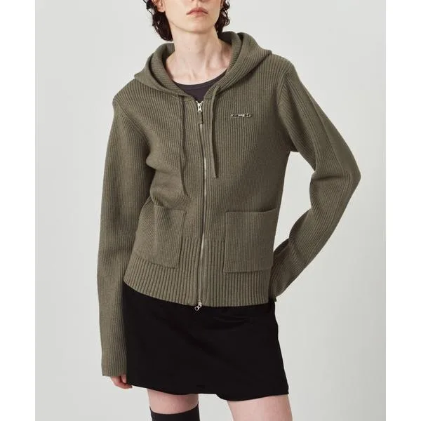 パーカー 「Knuth Marf」hooded knit parka レディース