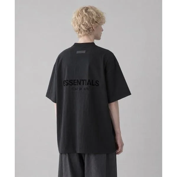 tシャツ 「FOG ESSENTIALS」エッセンシャルズ FRONT BACK LOGO PRINT BOXY TEE SS ロゴ Tシャツ メンズ レディース
