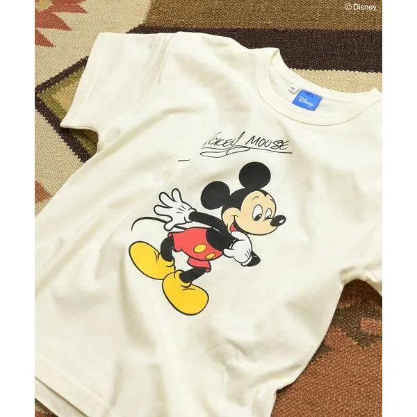 tシャツ 「別注」ディズニープリント半袖Tシャツ キッズ 子供服 男の子 女の子