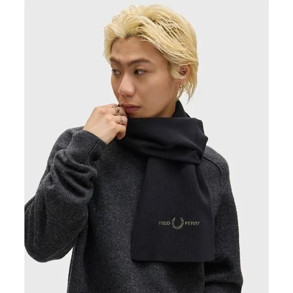フレッドペリー マフラー 「ZOZO & ONLINESHOP限定」Graphic Flp Scarf/グラフィックFLPスカーフ メンズ レディース