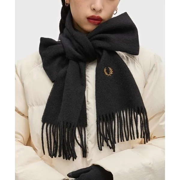 フレッドペリー マフラー Plain Woven Scarf/プレーンウーブンスカーフ メンズ レディース