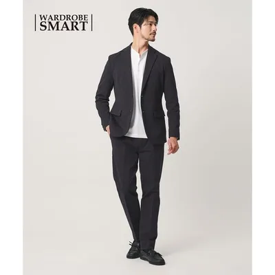 セットアップ 「WEB限定 WARDROBE SMART」ポリエステルカルゼジャージ セットアップ/ジャケット&イージーパンツ メンズ