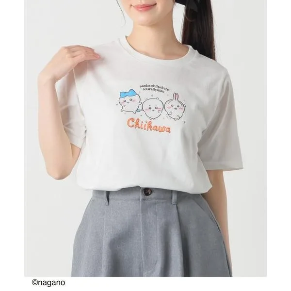 tシャツ 半袖 ちいかわ/Tシャツ レディース